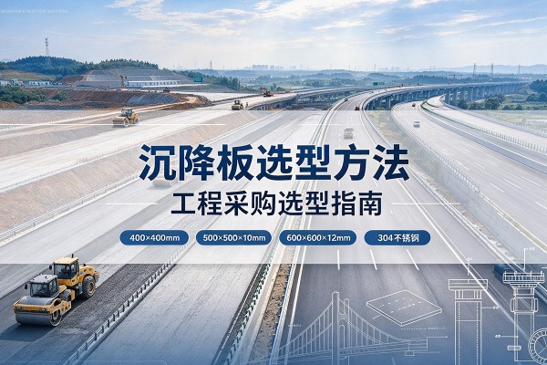 姚安沉降板选择方法