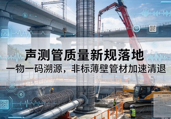 姚安声测管质量新规落地，一物一码溯源，非标薄壁管材加速清退