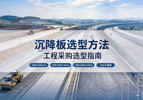 姚安沉降板选择方法